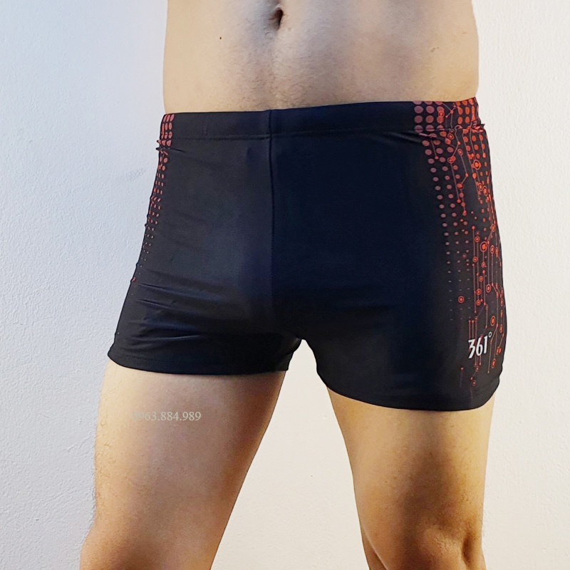 Quần bơi nam dạng đùi QB.02 chất thun cao cấp dây buộc thương hiệu thời trang thể thao 361- Cam kết chính hãng