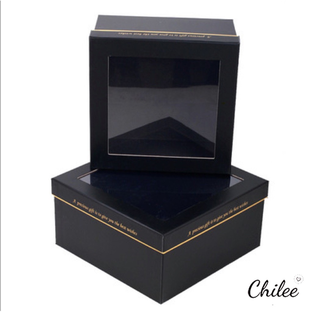 SET 2 HỘP VUÔNG CẮM HOA, ĐỰNG QUÀ TẶNG | BigBuy360 - bigbuy360.vn