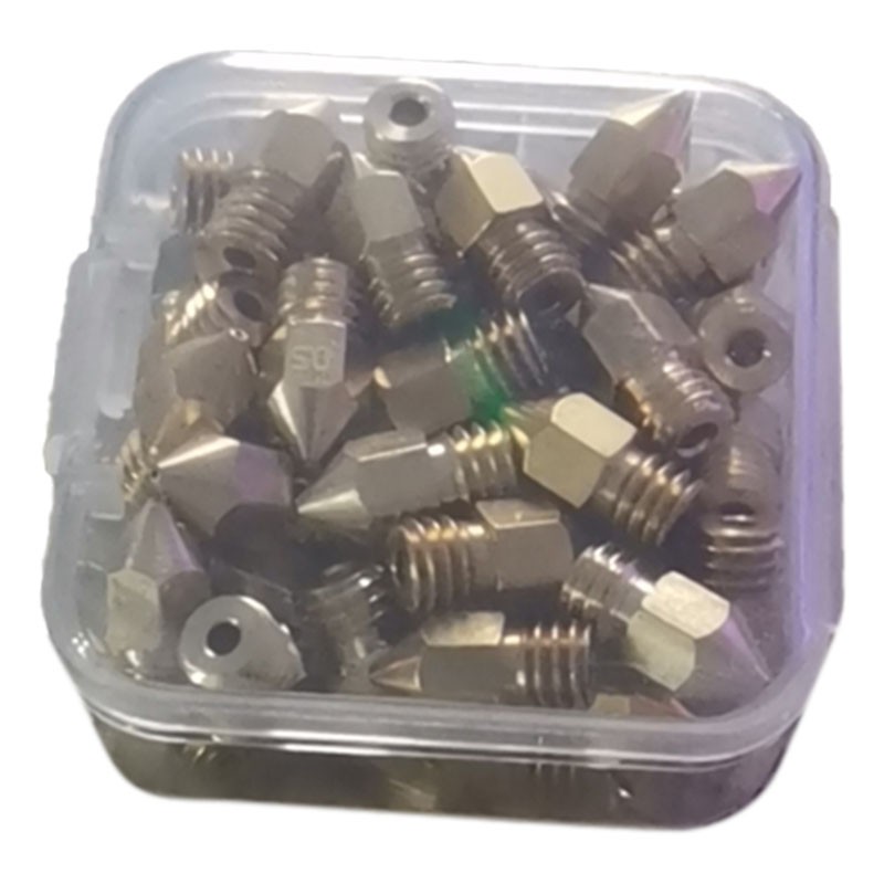 Bộ 50 Vòi Phun Máy In 3d Mạ Vàng K8 0.4 mm Cho Ender 3 Anet A8 Makerbot Mk8 C-10 Cr-10S S4 S5 3pro 5 | BigBuy360 - bigbuy360.vn