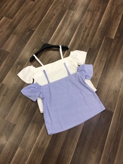 Sơmi trễ vai asos