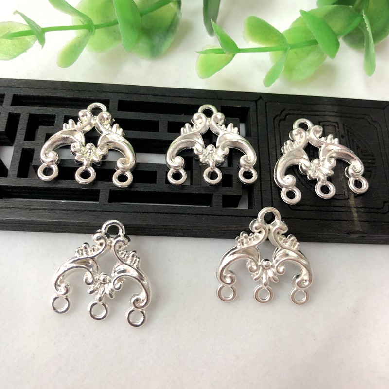 [Nguyên liệu làm trâm, phụ kiên tóc] 1 phiến đúc treo 16*23mm