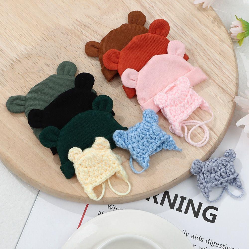 Uumir Mũ Len Đội Đầu Nhiều Màu Sắc Dành Cho Búp Bê obitsu11