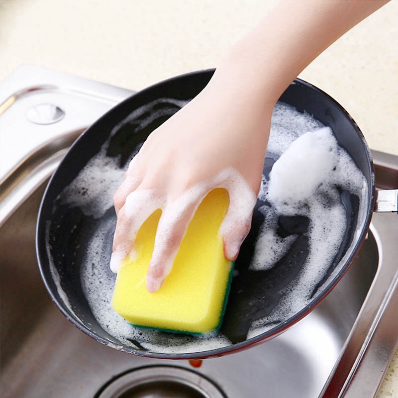 Miếng Bọt Biển Rửa Chén Hai Mặt Mật Độ Cao