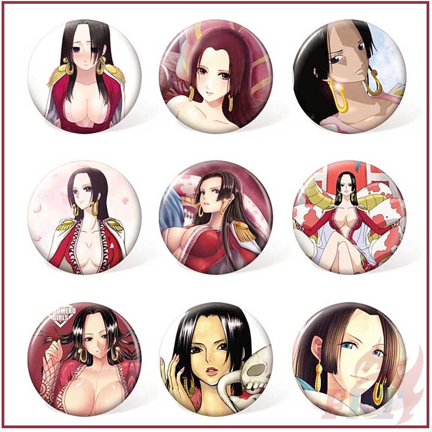 ☠ One Piece Character 05 ：Boa Hancock - Anime Cosplay Badge Cài áo ☠ 1Pc  58MM Collection Brooches Pins for Backpack Clothes（Boa Hancock Series ：9  Styles） | Shopee Việt Nam