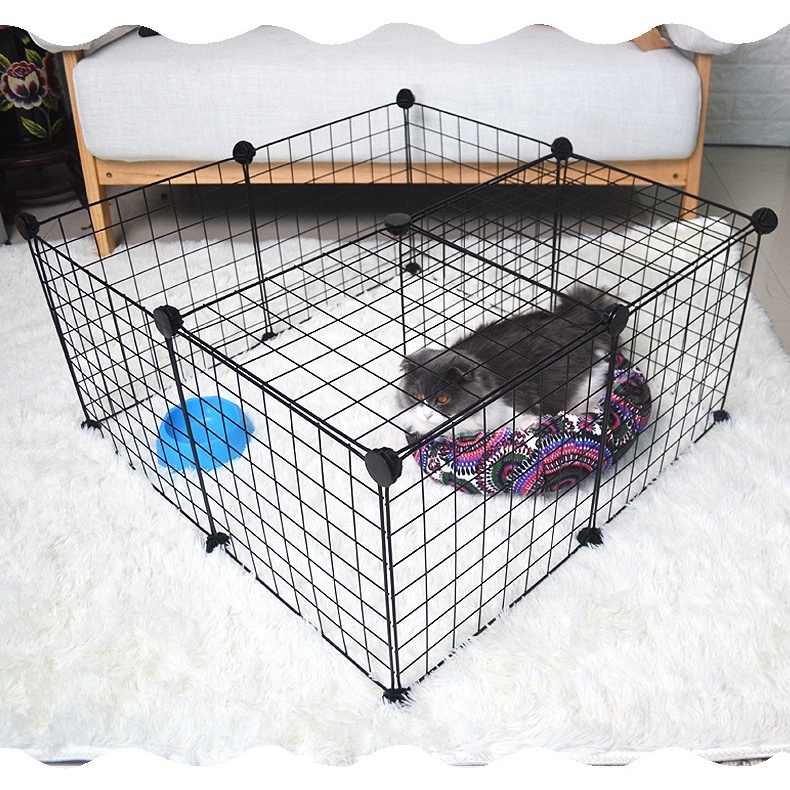 Combo 10 Tấm Lưới Lắp Ghép Chuồng Chó Mèo Thú Cưng 35*35 và 45*35cm Tặng Kèm Chốt