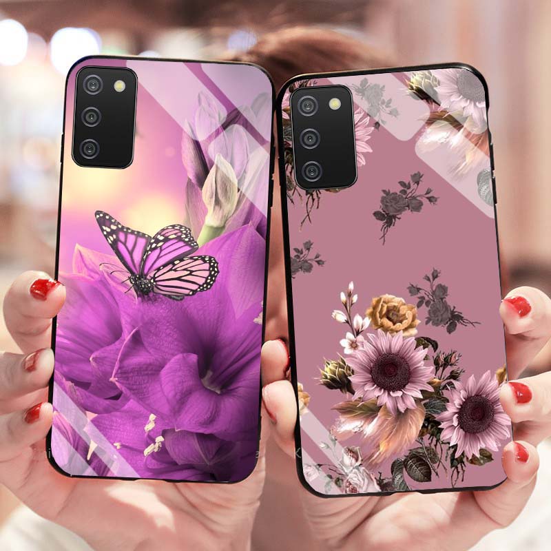 Ốp Samsung A02, A02s, A03s, A20s Lưng Kính Cường Lực Mới Nhất