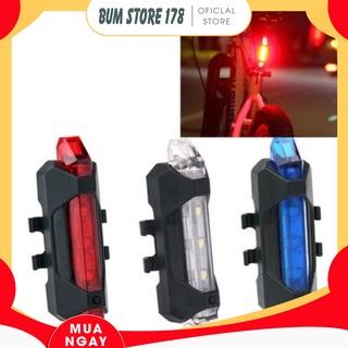 Đèn LED tín hiệu gắn phía sau đuôi xe đạp chuyên dụng tiện lợi