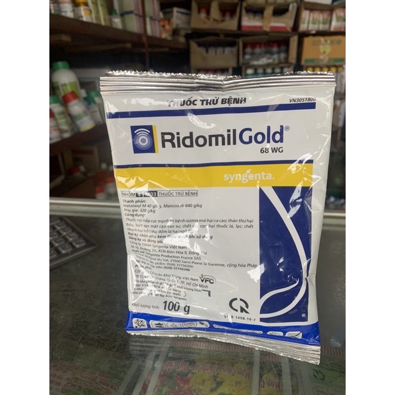 Thuốc Trừ Nấm Bệnh Cho Cây Trồng Ridomil Gold 68WP