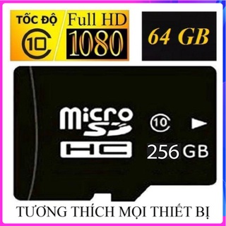 Thẻ nhớ micro sd class 10 4g / 8g / 16g / 32g / 64g chất lượng cao
