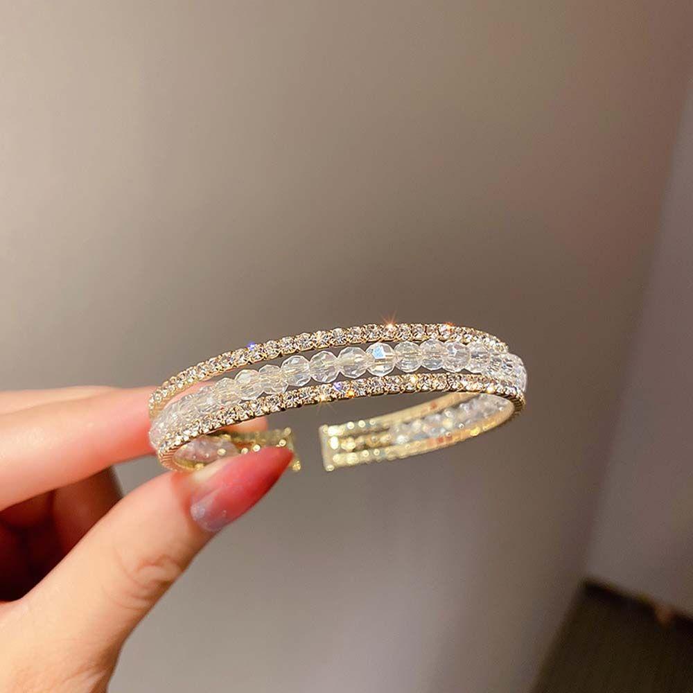 Vòng Tay Chuỗi Hạt Phong Cách Hàn Quốc Sang Trọng Cho Nữ