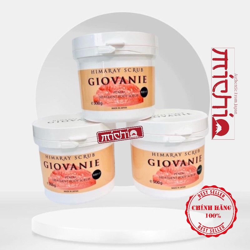 Tẩy tế bào chết Body Giovanie Himaray Scrub Nhật Bản 500g