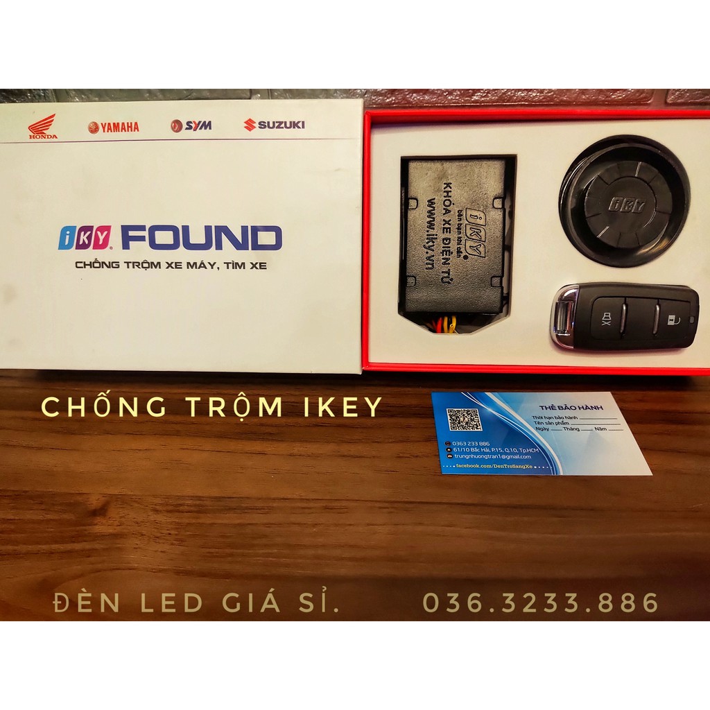 Chống Trộm Ikey Found cho Tất cả dòng xe