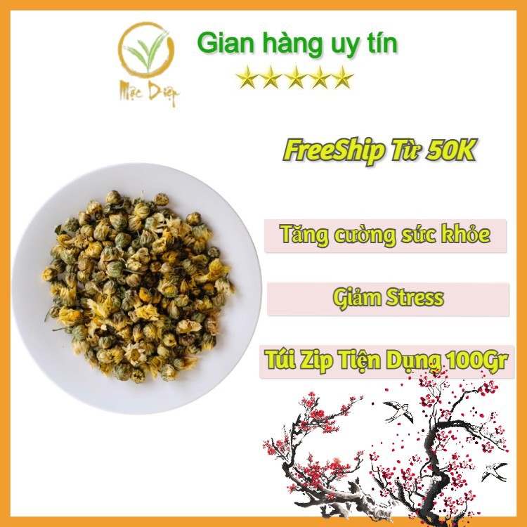 Trà Nụ Hoàng Cúc Vàng Loại 1 Gói 100Gr