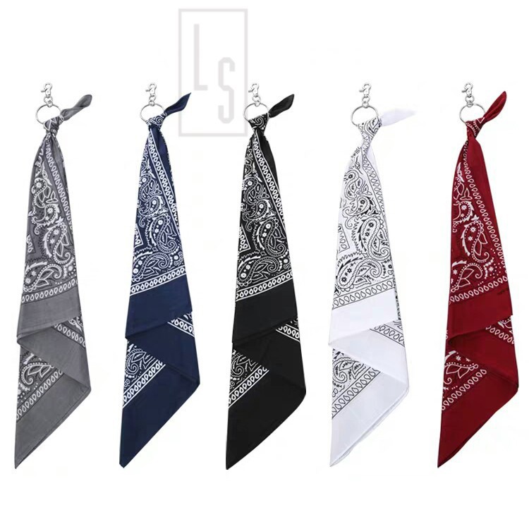 Khăn bandana tặng khuyên tròn cá tính BDN01 (theo lựa chọn) (54x54cm)