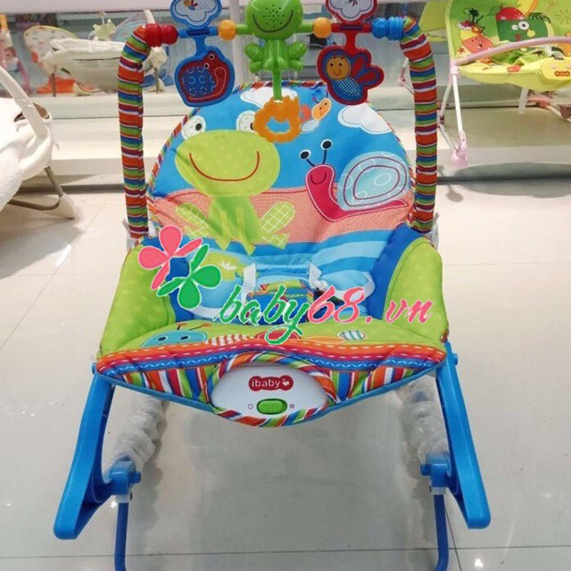 Ghế bập bênh và rung Ibaby Rocker 68126