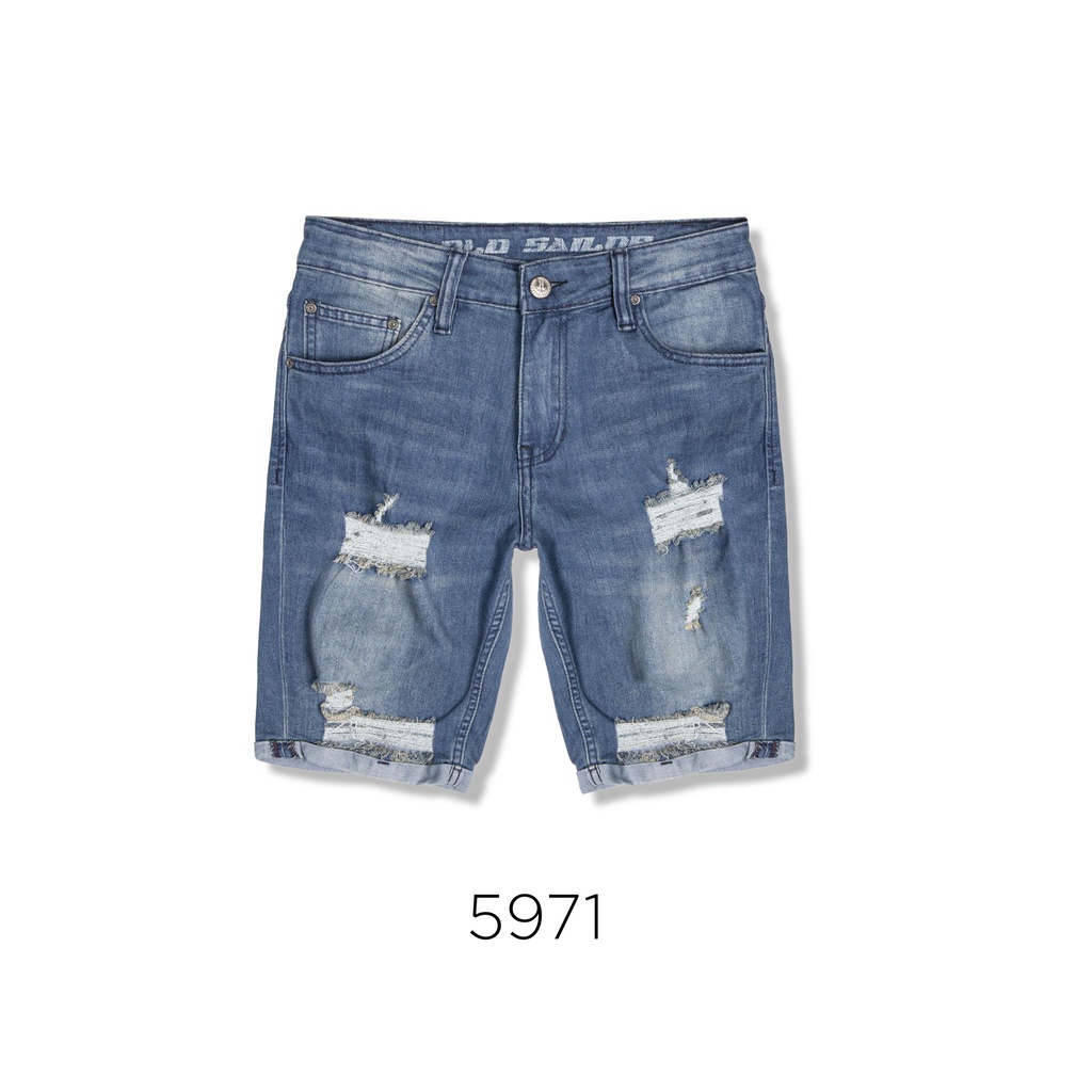 Quần short jean old sailor nam Big Size co giãn, Chất jean cao cấp dễ phối 5971