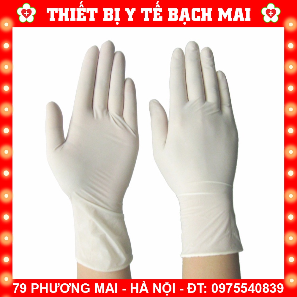 Bao Tay Cao Su Y Tế Vglove Hộp 100 Chiếc - Size XS/S/M