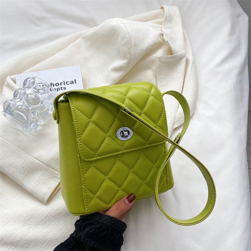 Túi đeo vai IELGY họa tiết hình thoi thiết kế thời trang cho nữ