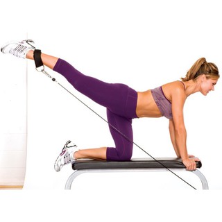 Móc Kick Back Tập Mông, Dây quấn cổ chân tập gym AOLIKES (2 chiếc) No.1