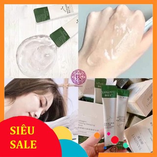 Mặt nạ ngủ thạch Collagen YANJIAYI giúp nâng cơ mặt bổ sung collagen