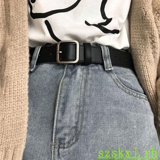 Thắt Lưng Unisex Khóa Vuông Thời Trang