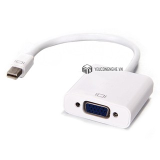 CÁP CHUYỂN TỪ CỔNG MACBOOK SANG VGA (MÁY CHIẾU, LCD ANALOG) - CÁP NỐI APPLE THAY THẾ