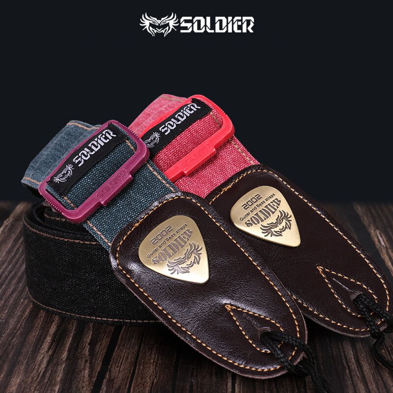 Dây Đeo Đàn Guitar Soldier cực dày dặn và đẹp