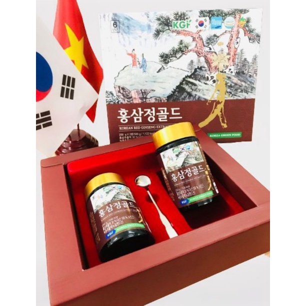 Cao Hồng Sâm Núi KGF Hàn Quốc - Giảm Căng Thẳng Mệt Mõi - Gía Tốt ( 2 Lọ x 250g)