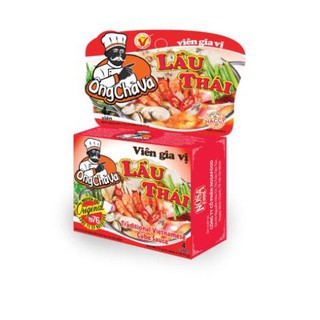 Viên gia vị nấu lẩu thái ông chà và 75gr/4 viên, viên gia vị nấu lẩu thái giúp đúng vị thơm ngon, đậm vị lẩu thái