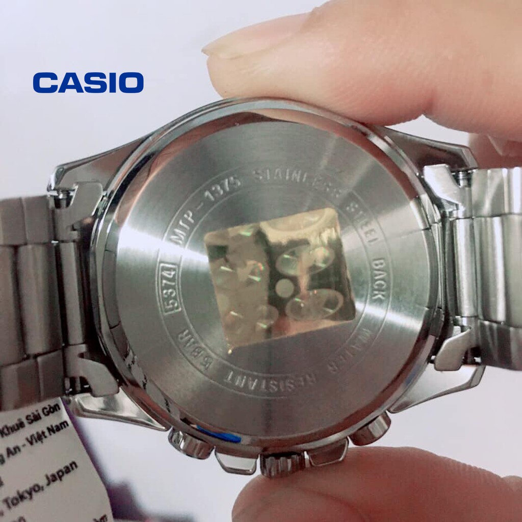 [Mã FARSBR243 giảm 15% đơn 249K] Đồng hồ nam CASIO MTP-1375D-1AVDF chính hãng - Bảo hành 1 năm, Thay pin miễn phí