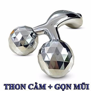 Cây Lăn Massage Mặt 3D Giúp Thon Gọn + Mịn Màng Mát Xa Đẹp Da, Tạo Cằm V-Line, Thon Gọn Đùi. v..v..