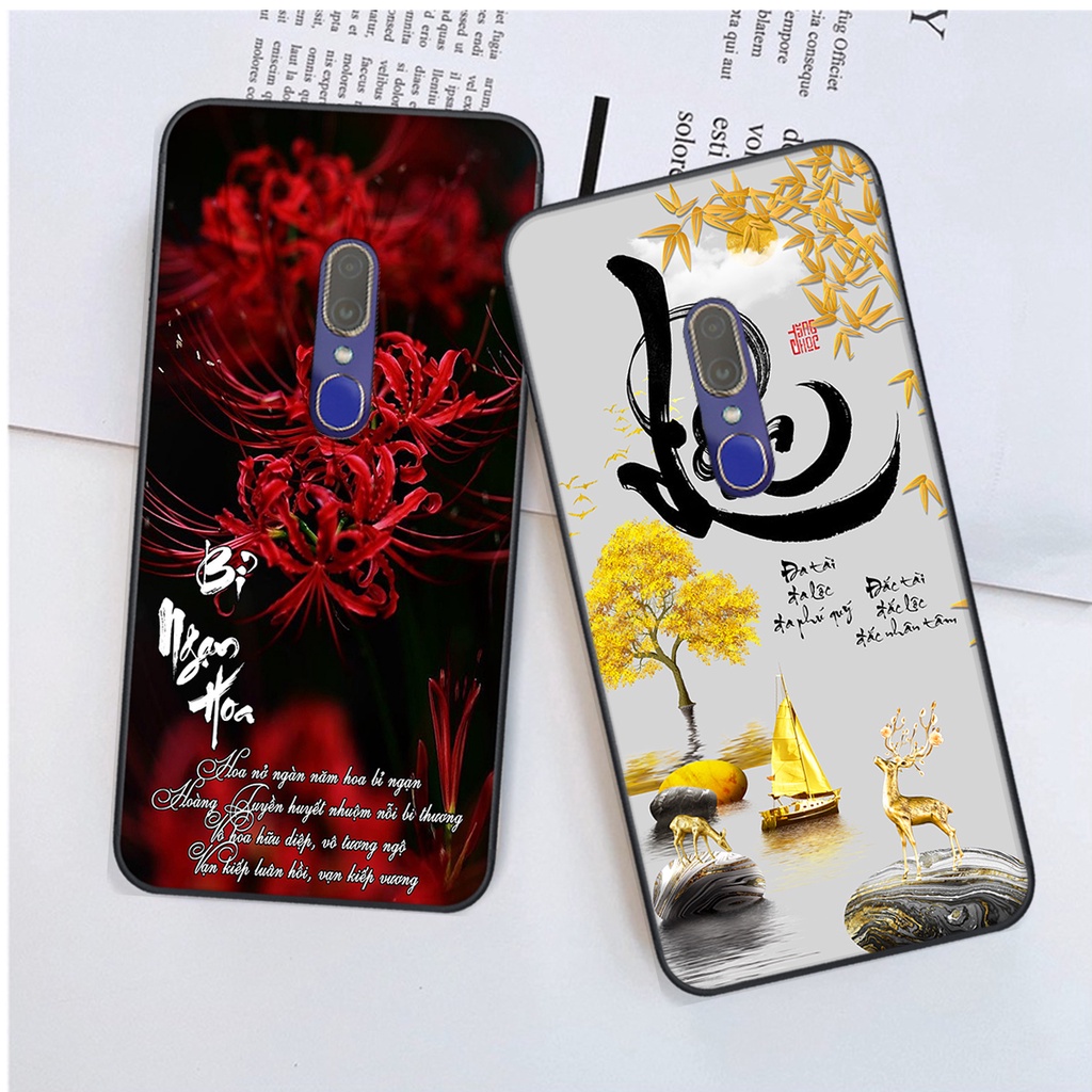 Ốp lưng Oppo F11 in hình chữ tài chữ lộc, Cha Mẹ, bình an SIÊU ĐẸP