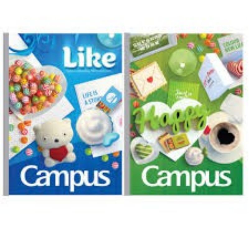 Combo 10 cuốn vở kẻ ngang Campus GIFT 80 trang - BGIF80