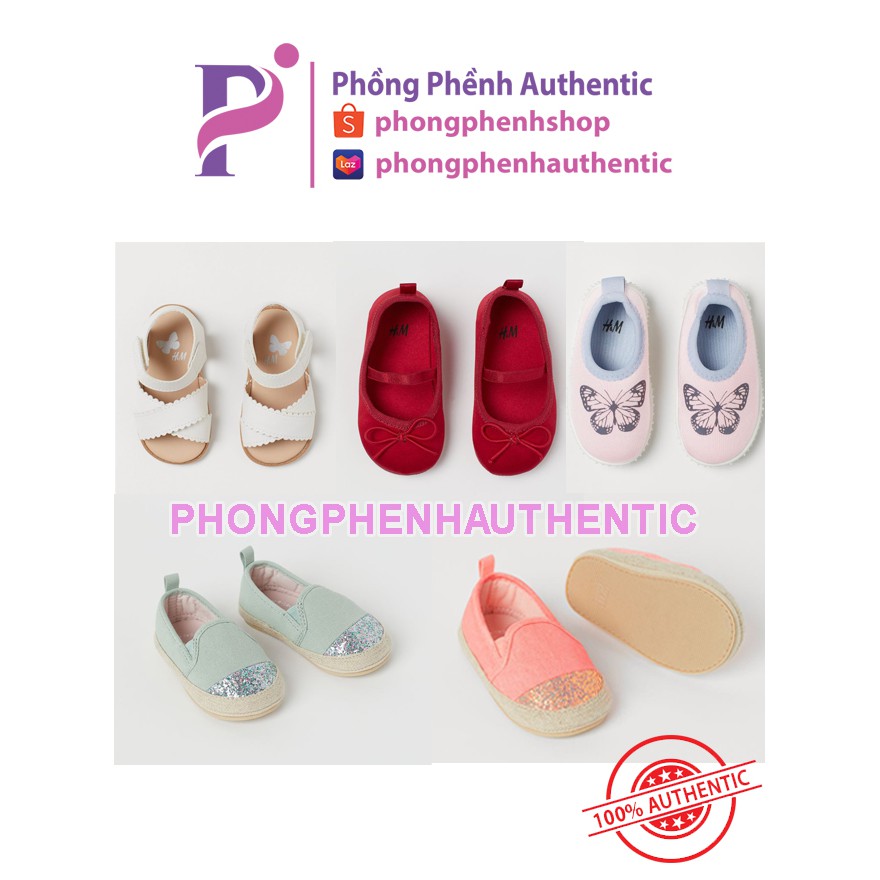 [SẴN[2/2] Giày HM Kid Girl vợt sale Authentic - Phồng Phềnh Authentic