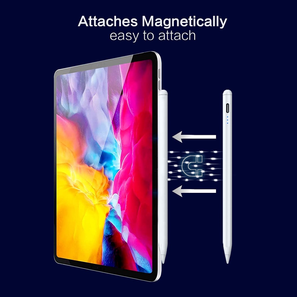 Bút Cảm Ứng Điện Dung iPad 2018-2022Version iPad Pro (11 / 12.9 inch), Air3 / 4 / 5, iPad 6 / 7 / 8 / 9th Gen, Mini5 / 6