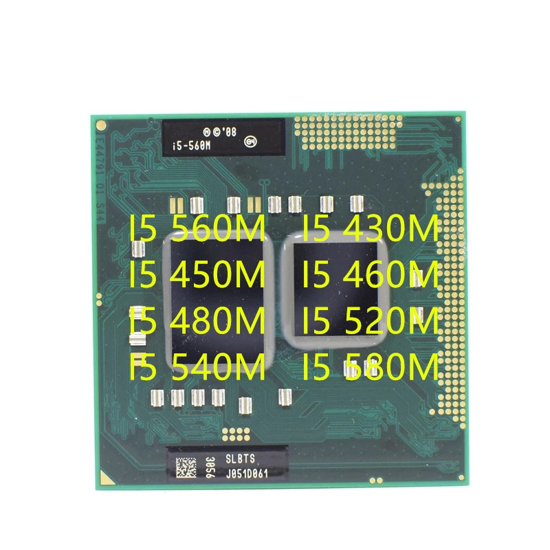 I5-560m I5-430M I5-450M I5-460M I5-480M I5-520M I5-540M I5-580M I7-640M Ổ cắm xử lý CPU máy tính xác