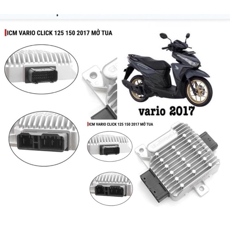 ECU ĐỘ MỞ TUA NHANH XE TAY GA VARIO 2015-2017 / Airblade 110 / Vision 2013-2016