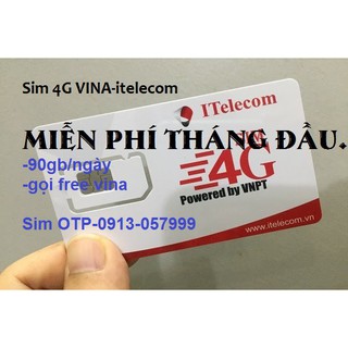 SIM 4G itelecom MIỄN PHÍ tháng đầu 3GB/NGÀY, gọi điện miễn phí