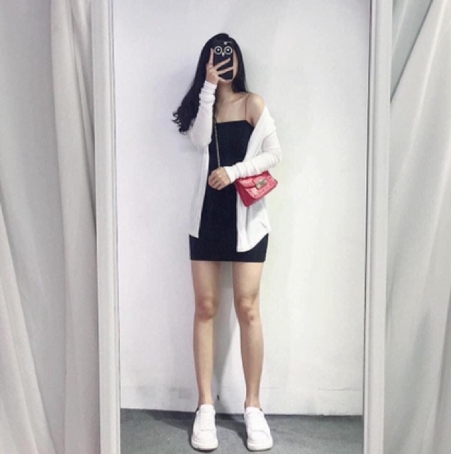 [Mã FAMAYWA2 giảm 10K đơn 50K] Đầm Body Hai Dây Bún Dáng Ngắn Màu Đen Siêu Tôn Dáng , Váy Hai Dây Body Cao Cấp | BigBuy360 - bigbuy360.vn