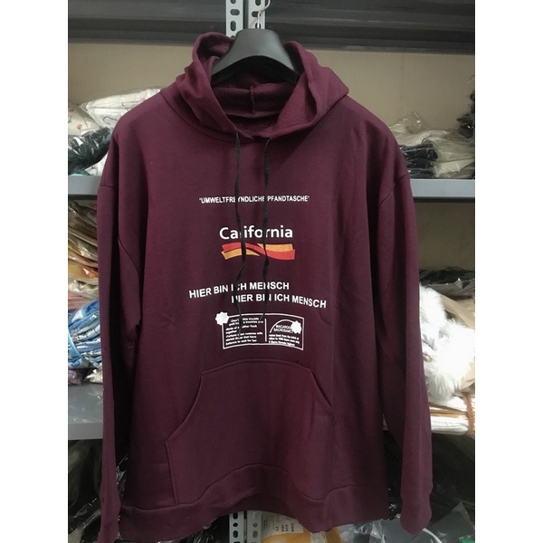 Áo Hoodie Nỉ Hàn Quốc Nam Nữ CALI Dáng Rộng 2 Màu Cực Chất 🦋 Áo Nỉ Unisex Dáng Rộng Kèm Mũ Túi Trước
