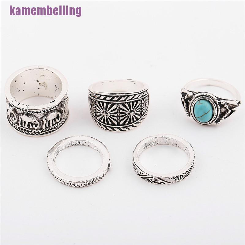1 Set Nhẫn Đeo Tay Phong Cách Retro