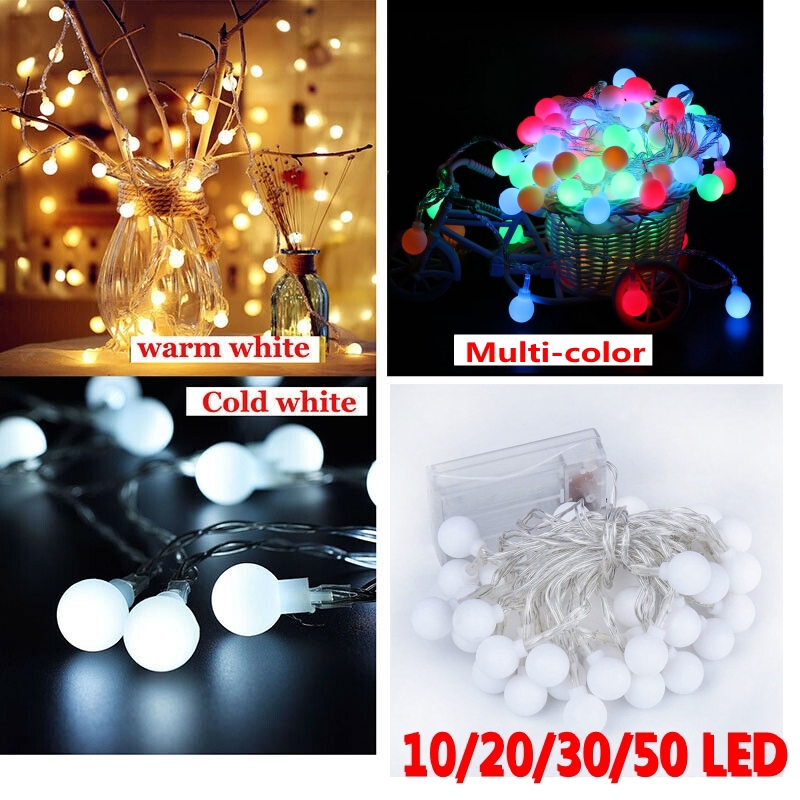 Dây đèn led bóng tròn 1.5M 4M 5M dùng trang trí tiệc