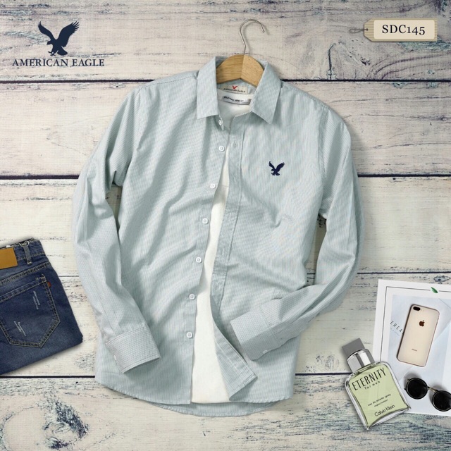 ÁO SƠ MI NAM TAY NGẮN SỌC CỔ BẺ | BigBuy360 - bigbuy360.vn