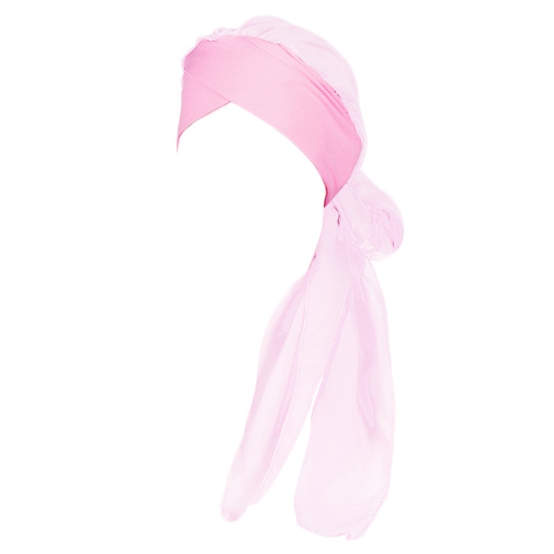 Mũ Trùm Đầu Chiffon Co Giãn Màu Trơn Phong Cách Hồi Giáo Cho Nữ