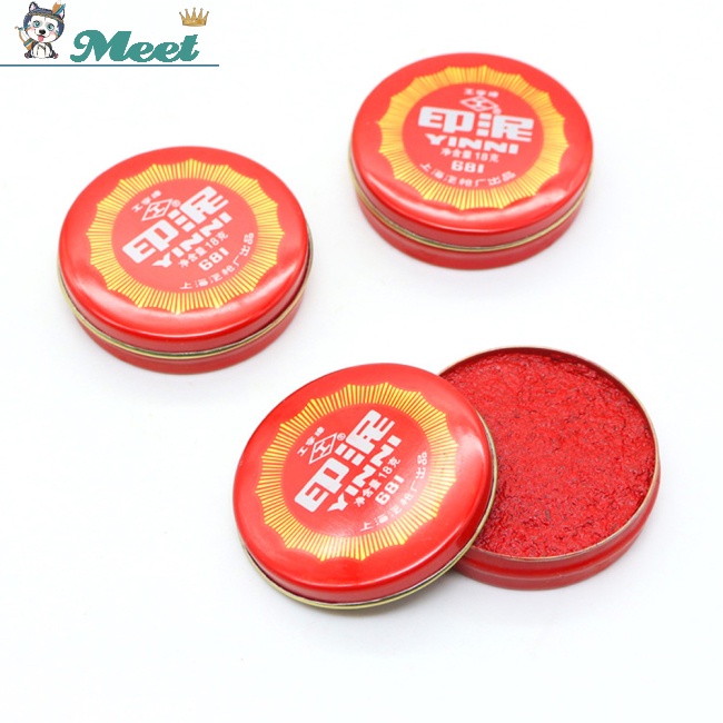 Đệm Mực Tròn 18g Dùng Cho Con Dấu Khắc Chữ Thư Pháp