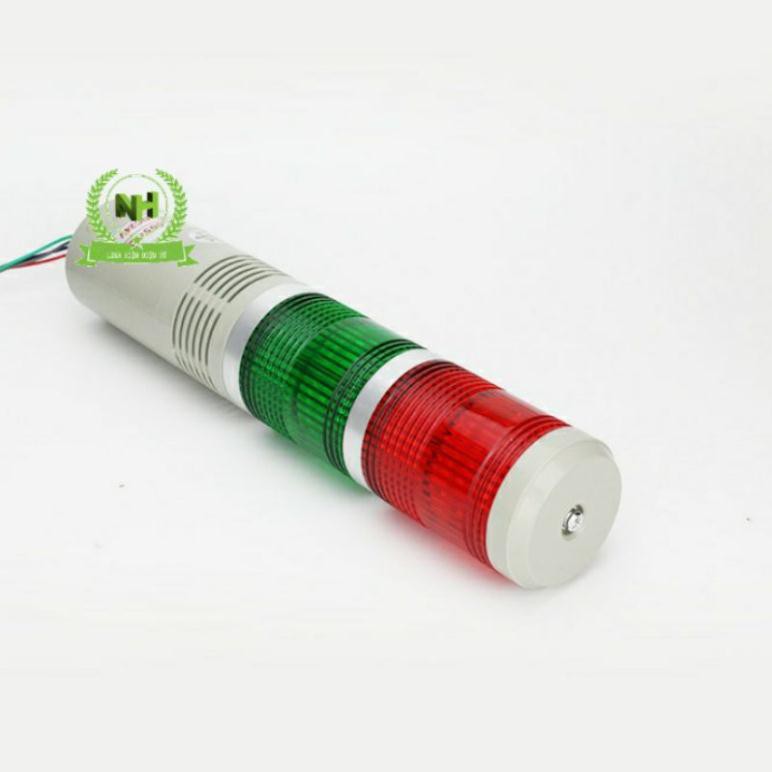 ĐÈN CẢNH BÁO HÌNH THÁP 2 MÀU 3 MÀU CÓ CÒI 24V và 220V Loại Tốt