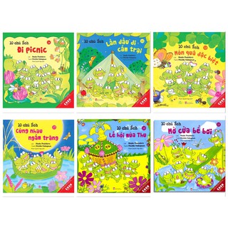 Sách - 10 Chú Ếch (Tập 13 Đến Tập 18) - combo 6 Cuốn