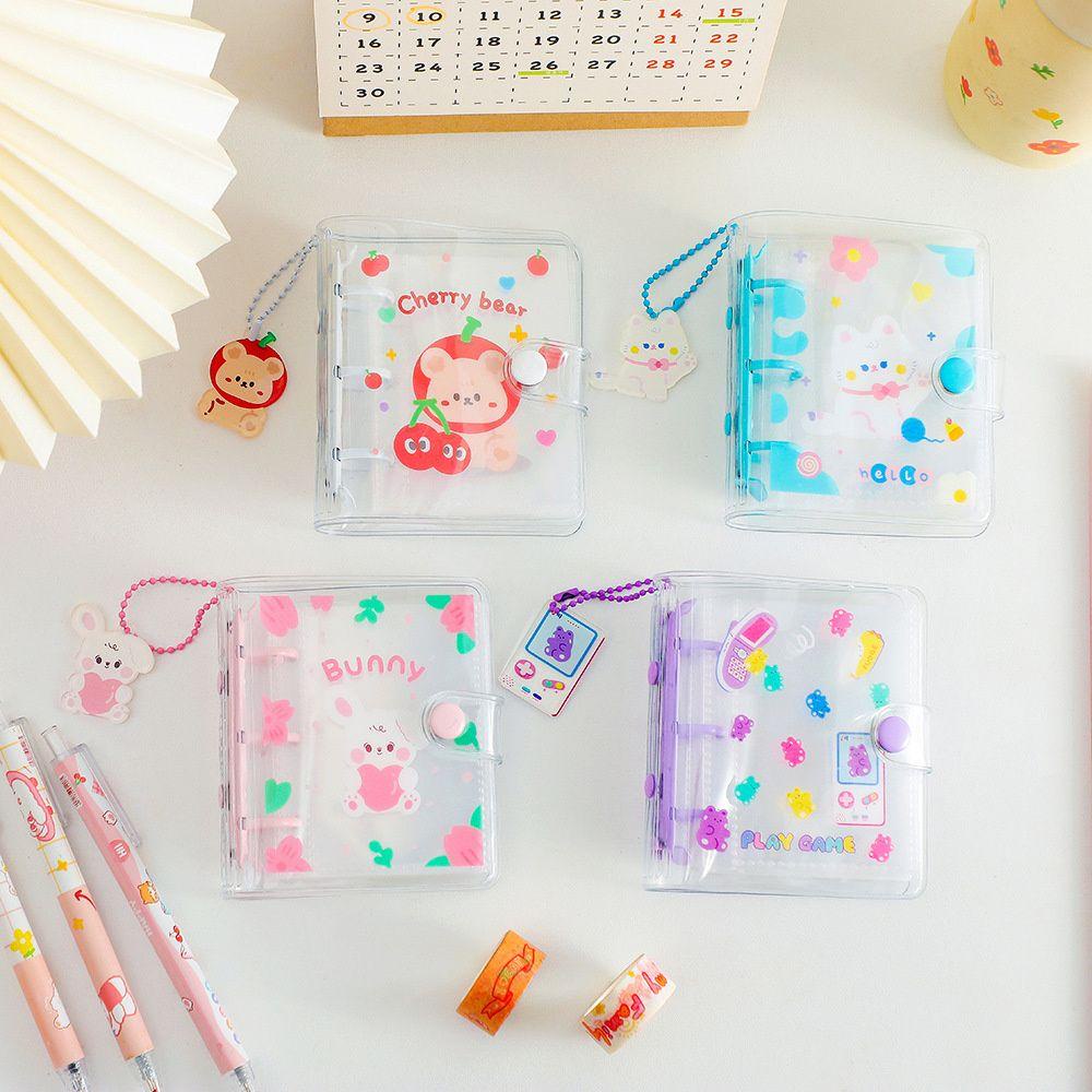 AUGUSTINE Cuốn Album Ảnh 3 Lỗ Mini Hình Chiếc Lá Xinh Xắn