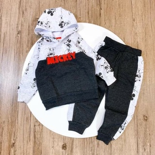 Bộ nỉ HM xuất Mickey mũ cho bé trai, bé gái 1,5-6y