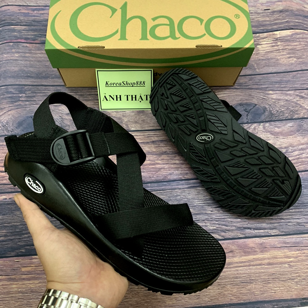 Dép Xăng Đan CHaco Nam Đế Thơm Quai Đen Mã D70